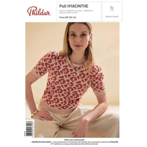 Patron Femme - Pull Hyacinthe - Phildar | Sperenza