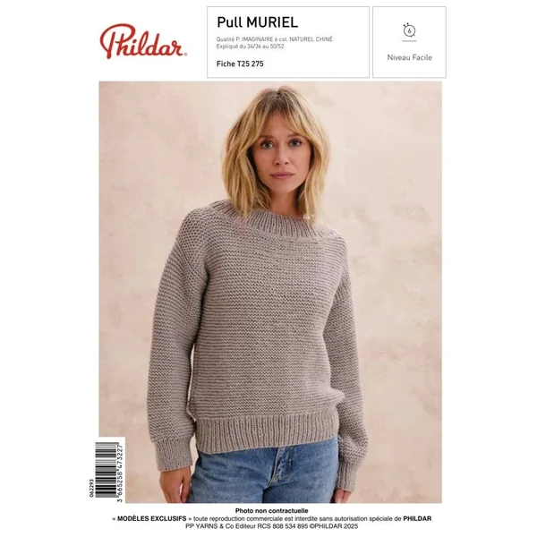 Patron Femme - Pull Muriel - Phildar | Sperenza