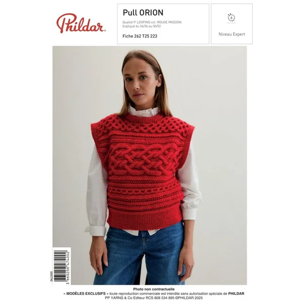 Patron Femme - Pull Orion - Phildar | Sperenza