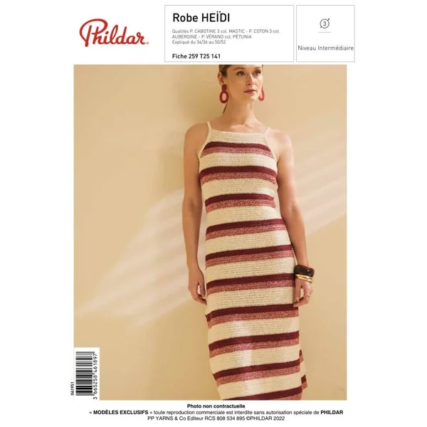 Patron Femme - Robe Heidi - Phildar | Sperenza
