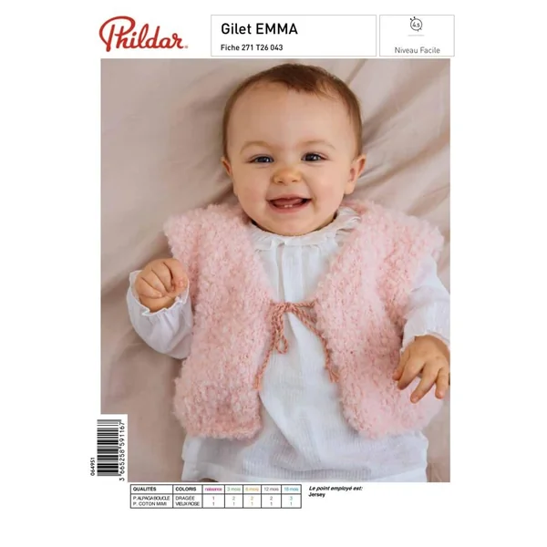 Patron Gilet EMMA - PDF