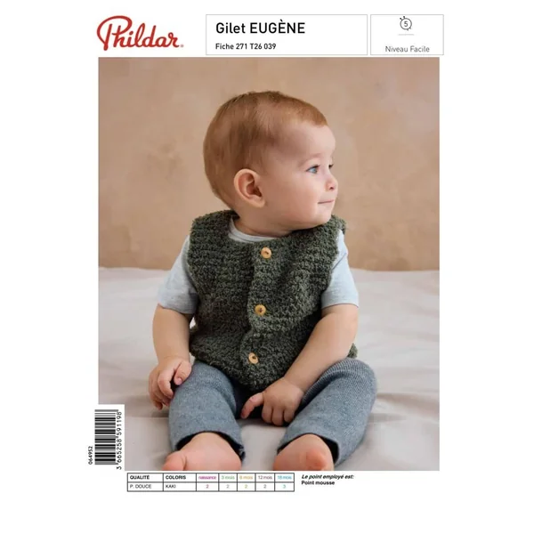 Patron Gilet EUGÈNE - PDF