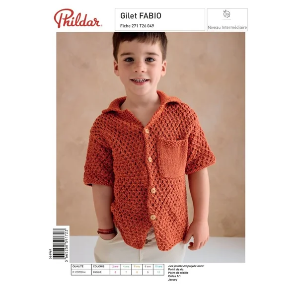 Patron Gilet FABIO - PDF