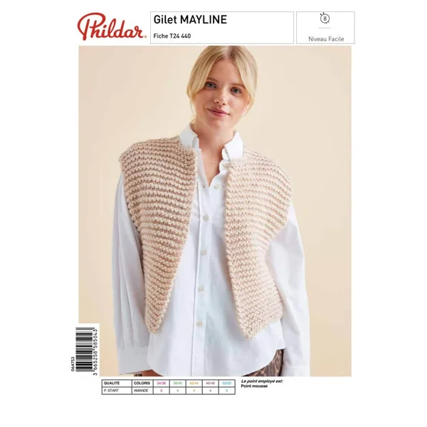 Patron Gilet MAYLINE - PDF