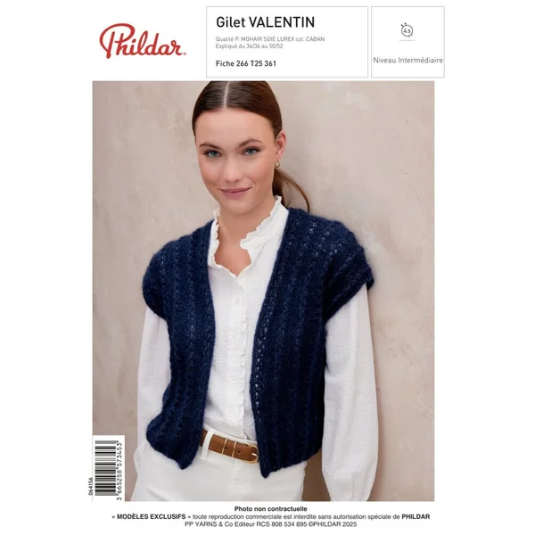 Patron Gilet VALENTIN - PDF