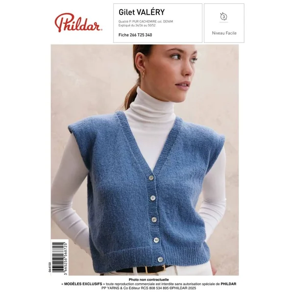 Patron Gilet VALÉRY - PDF