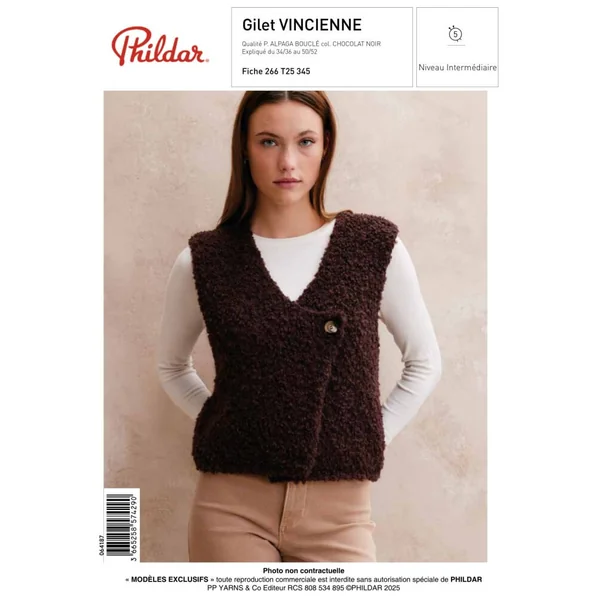 Patron Gilet VINCIENNE - PDF
