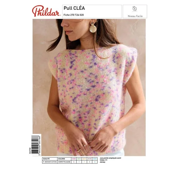 Patron Pull CLÉA - PDF