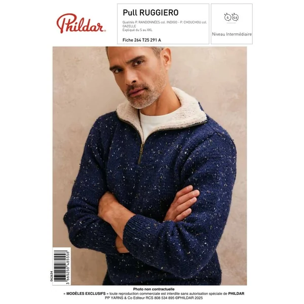 Patron Pull homme RUGGIERO - PDF