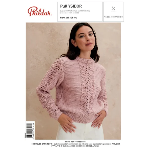 Patron Pull YSIDOR au crochet - PDF