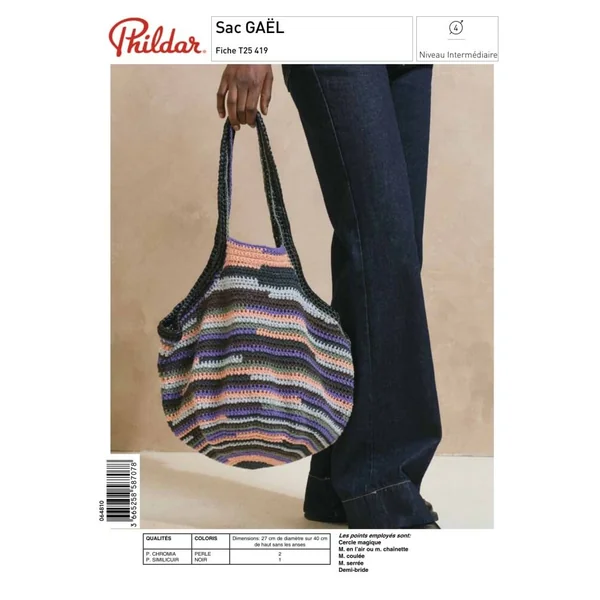 Patron Sac GAËL au crochet - PDF