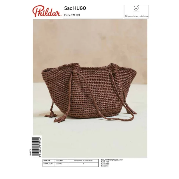 Patron Sac HUGO au crochet - PDF