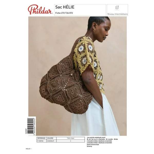 Patron Sac HÉLIE au crochet - PDF