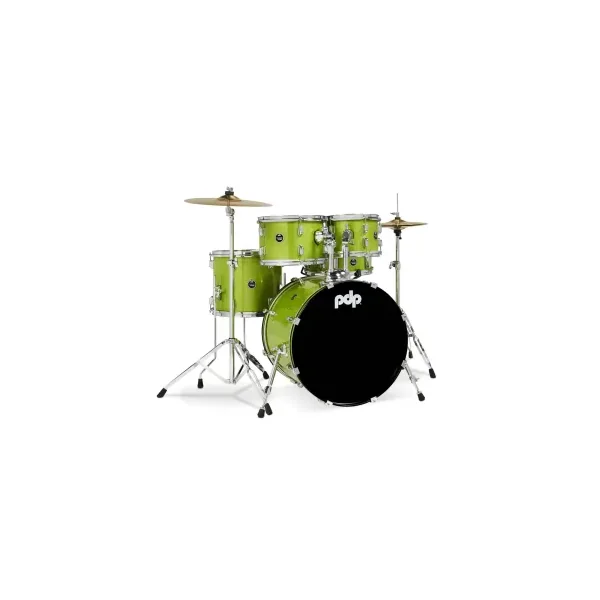 PDP Center Stage Batterie 20"/5pcs Electric Green Sparkle