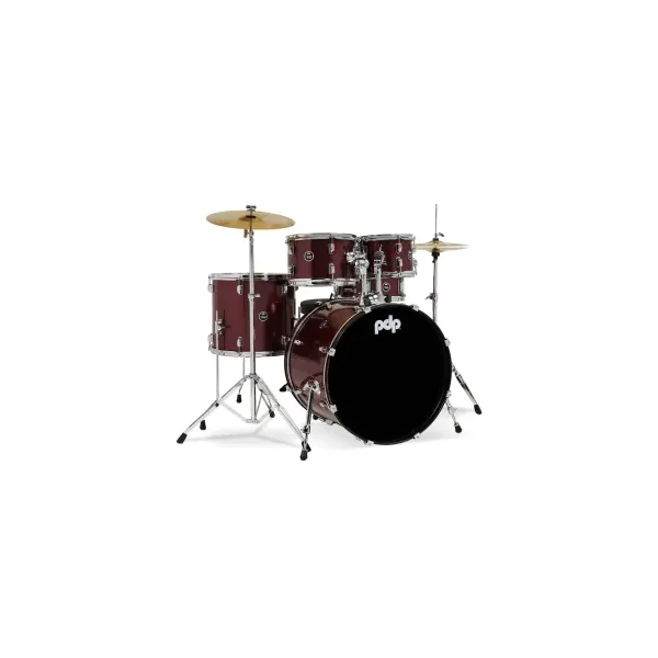 PDP Center Stage Batterie 22"/5pcs Ruby Red Sparkle