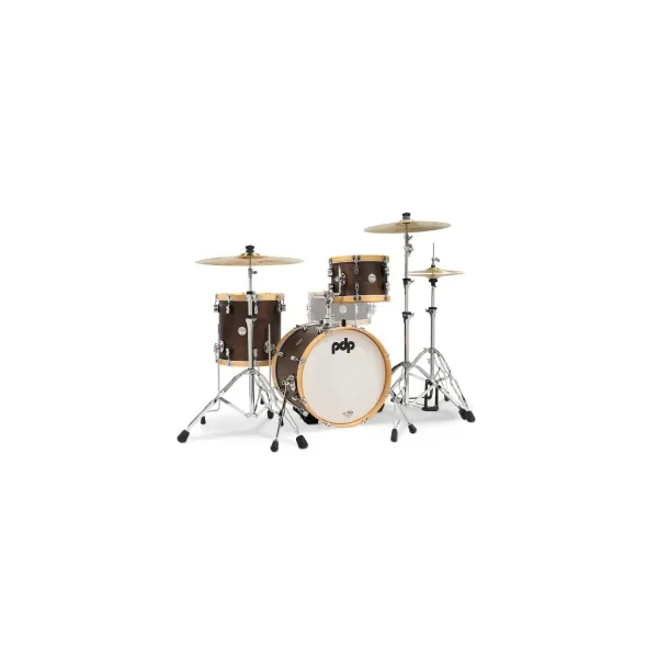 PDP Concept Classic Batterie 18"/3pcs Walnut Stain/Natural Hoop