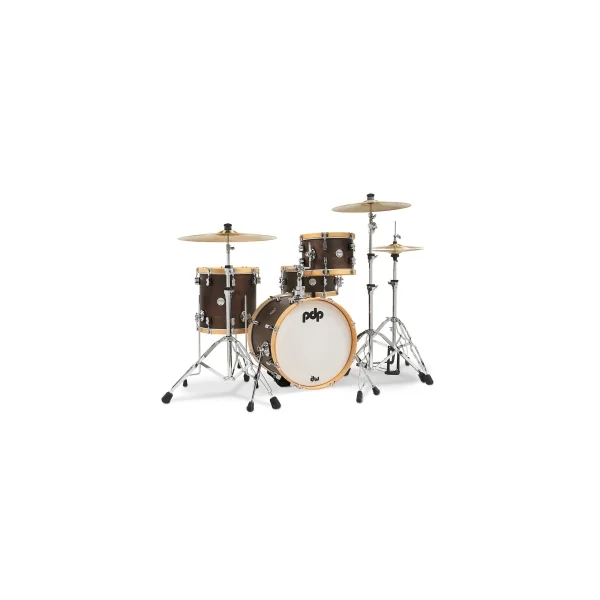 PDP Concept Classic Batterie 18"/3pcs Walnut Stain/Natural Hoop