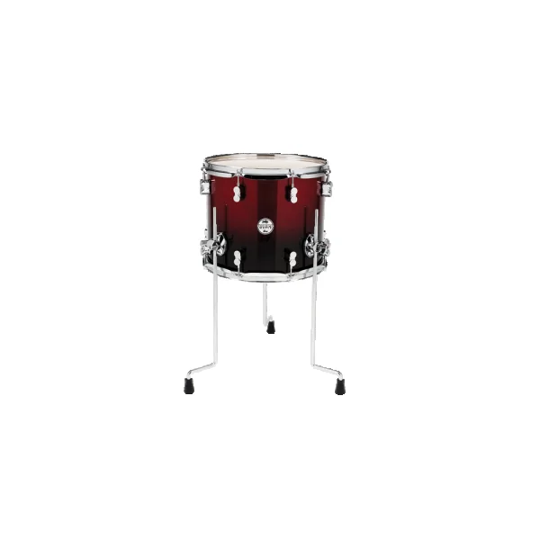 PDP Concept Maple Batterie 22"/5pcs Red/Black Fade Lacquer