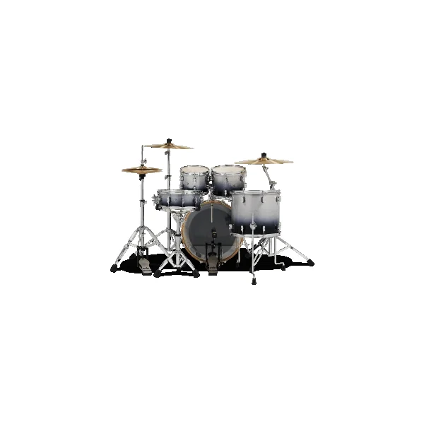 PDP Concept Maple Batterie 22"/5pcs Silver/Black Fade Lacquer