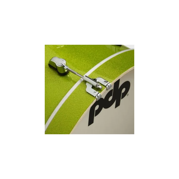 PDP New Yorker Batterie 16"/4pcs Electric Green Sparkle