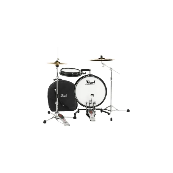 PEARL Compact Traveler Batterie 18"/2pcs Black + Housse