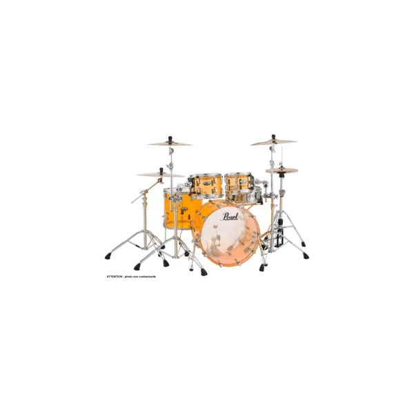 PEARL Crystal Beat Batterie 20"/4pcs Ultra Clear