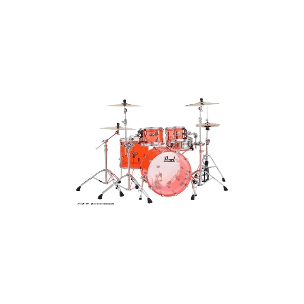 PEARL Crystal Beat Batterie 20"/4pcs Ultra Clear