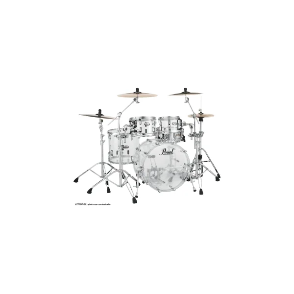 PEARL Crystal Beat Batterie 20"/4pcs Ultra Clear