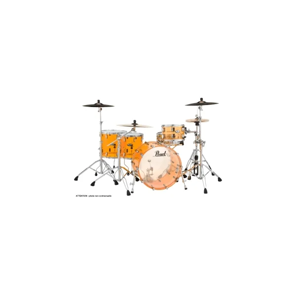 PEARL Crystal Beat Batterie 22"/4pcs 2 TB Ultra Clear