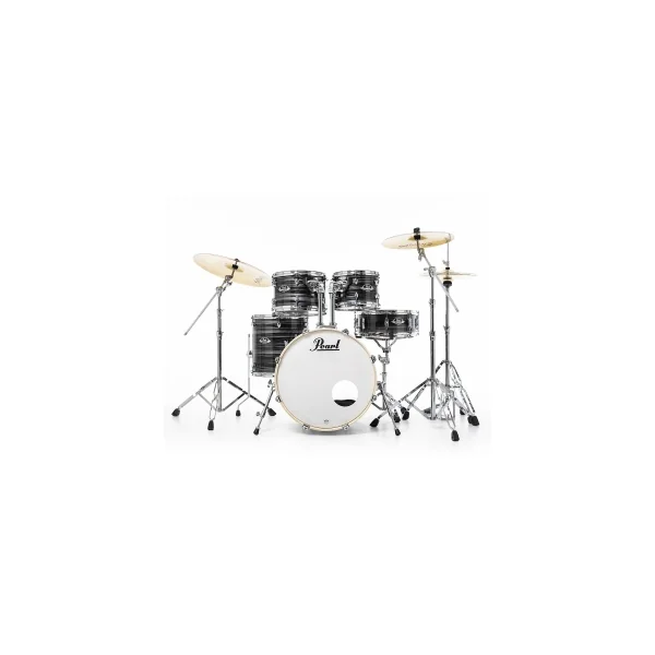 PEARL Export Fusion Batterie 20"/5pcs Graphite Silver Twist