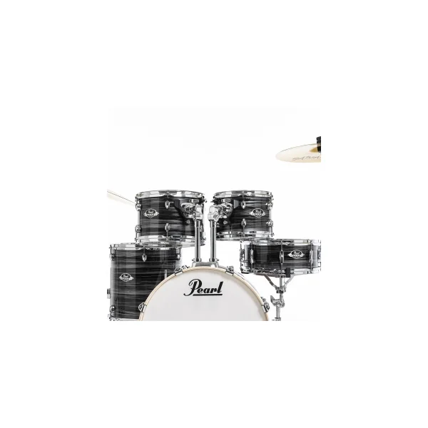 PEARL Export Fusion Batterie 20"/5pcs Graphite Silver Twist