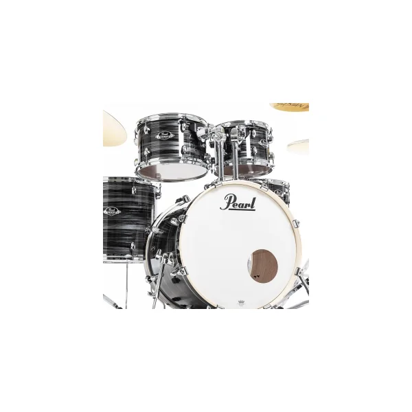PEARL Export Fusion Batterie 20"/5pcs Graphite Silver Twist