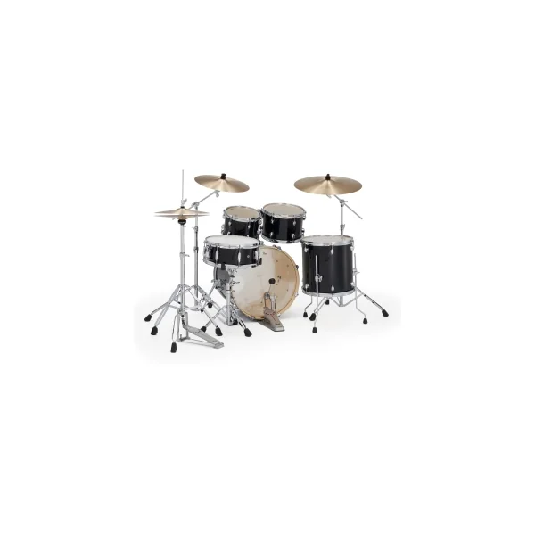 PEARL Export Fusion Batterie 20"/5pcs Jet Black