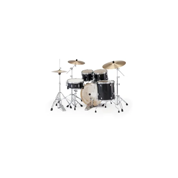PEARL Export Fusion Batterie 20"/5pcs Jet Black