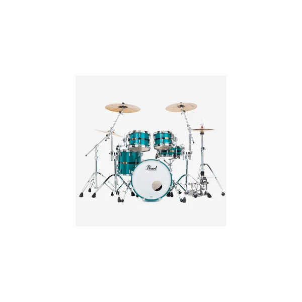 PEARL Masters Maple Pure Batterie 20"/4pcs Aqua Turquoise Stripe (Gyrolock-L)