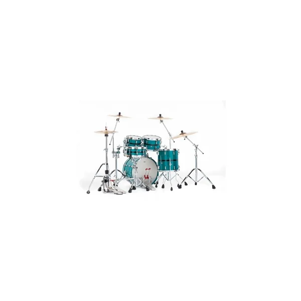 PEARL Masters Maple Pure Batterie 20"/4pcs Aqua Turquoise Stripe (Gyrolock-L)