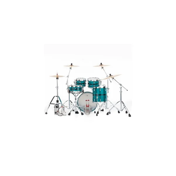 PEARL Masters Maple Pure Batterie 20"/4pcs Aqua Turquoise Stripe (Gyrolock-L)