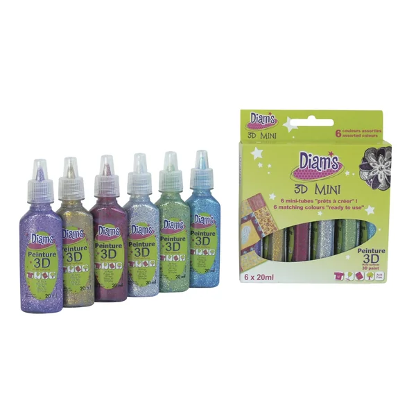 Peinture 3D mini total star 6x20ml