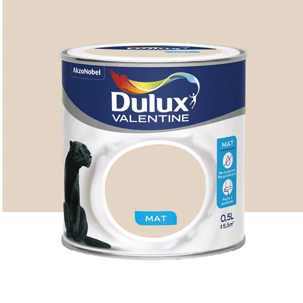 Peinture acrylique Mat DULUX VALENTINE Crème de couleur Caravane des sables