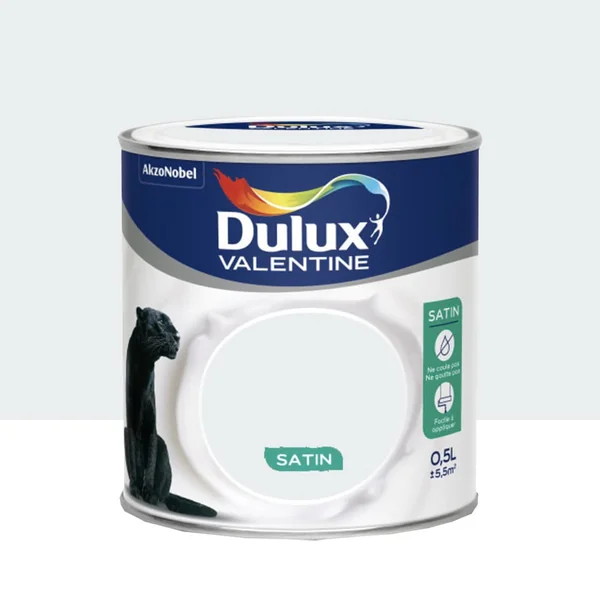 Peinture acrylique satin DULUX VALENTINE Crème de couleur Embruns