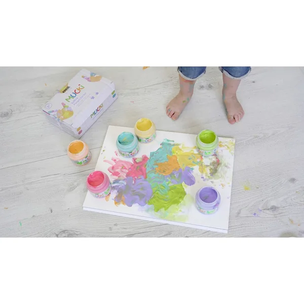 Peinture au doigt Softie MUCKI, set de 6