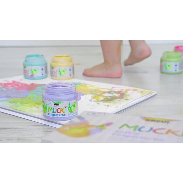 Peinture au doigt Softie MUCKI, set de 6