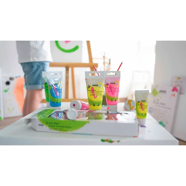 Peinture beaux-arts pour enfants KREUL Kids Art , 8 x 20 ml