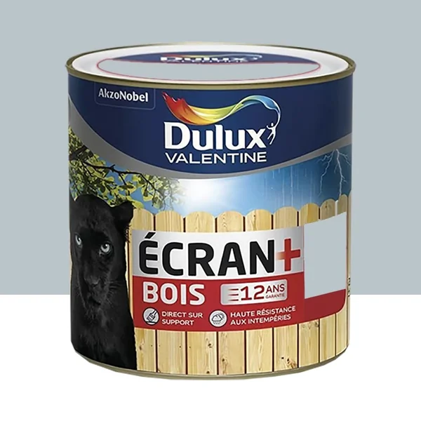 Peinture bois DULUX VALENTINE Ecran+ Bois Gris clair