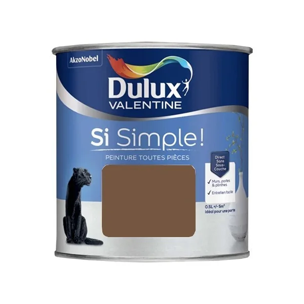 Peinture Dulux Valentine Si Simple! Le Chocolat
