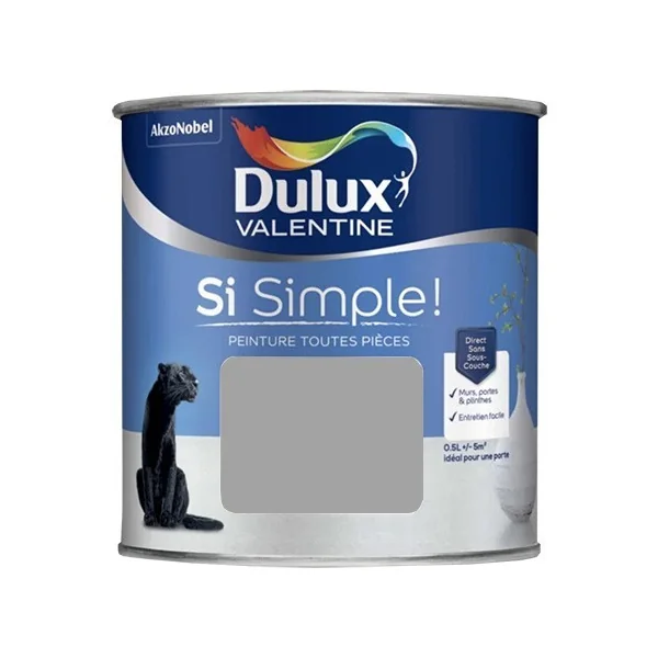 Peinture Dulux Valentine Si Simple! Le Gris foncé