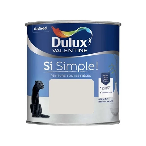 Peinture Dulux Valentine Si Simple! Le Gris pâle