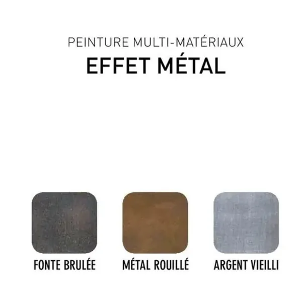 Peinture Extérieure Effet Métal Préparation V33 Argent vieilli