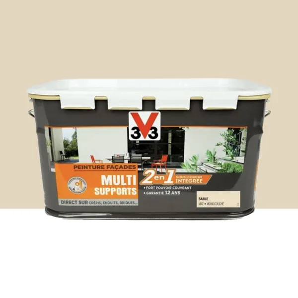 Peinture Façade V33 Multi-Supports Sable