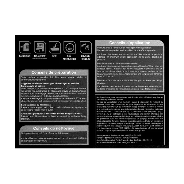 Peinture façade WEATHERSHIELD Extreme Protection DULUX Titanium